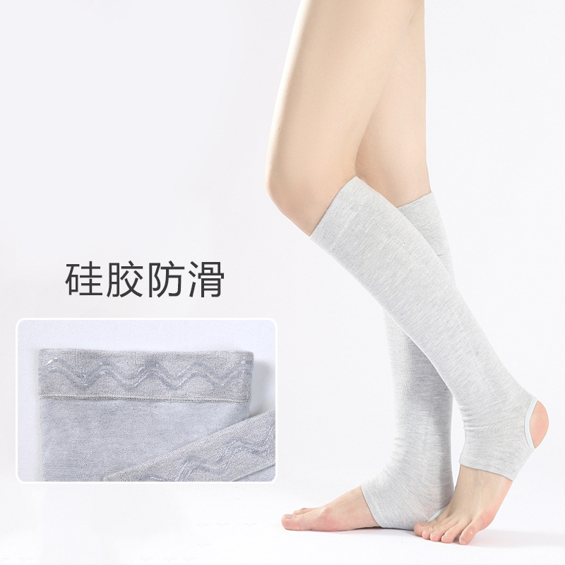 夏用純綿レギンス、男女兼用、冷えた足を暖かく保つ、膝関節とふくらはぎを保護するロングレギンス、足を踏み込みやすい膝上丈|undefined
