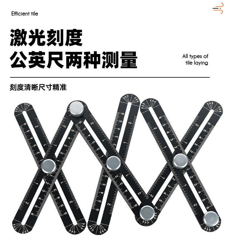 6 배 12 배 새로운 범용 타일 구멍 로케이터 라인 드로잉 바닥 타일 벽 타일 구멍 드릴링 측정
