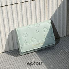 FOREVER YOUNG New Korean Style Women's Wallet Small Zero Wallet Fashion Matchable Short Handle Leather Purse Wholesale