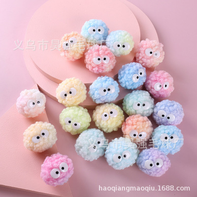 goods in stock crocs Crocs Decorative buckle Hair ball dust Elf Ball ins Same item Pendants Monsters Eye