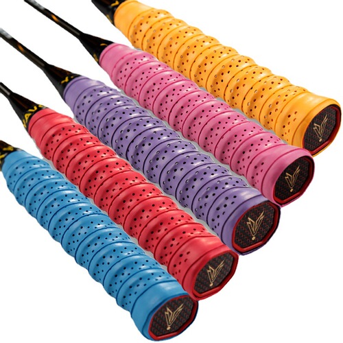 Wholesale badminton racket keel hand glue sweat-absorbent belt fishing rod grip belt ribbed belt tennis racket handle leather