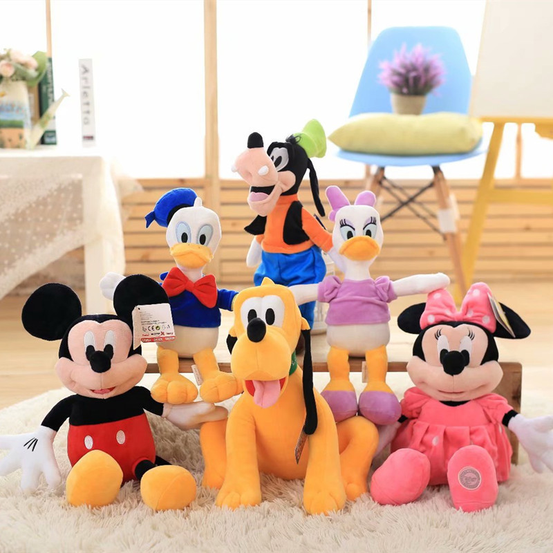 Minnie Mickey miaowu plush toy Pluto doll decoration flying dog doll for birthday gift wholesale