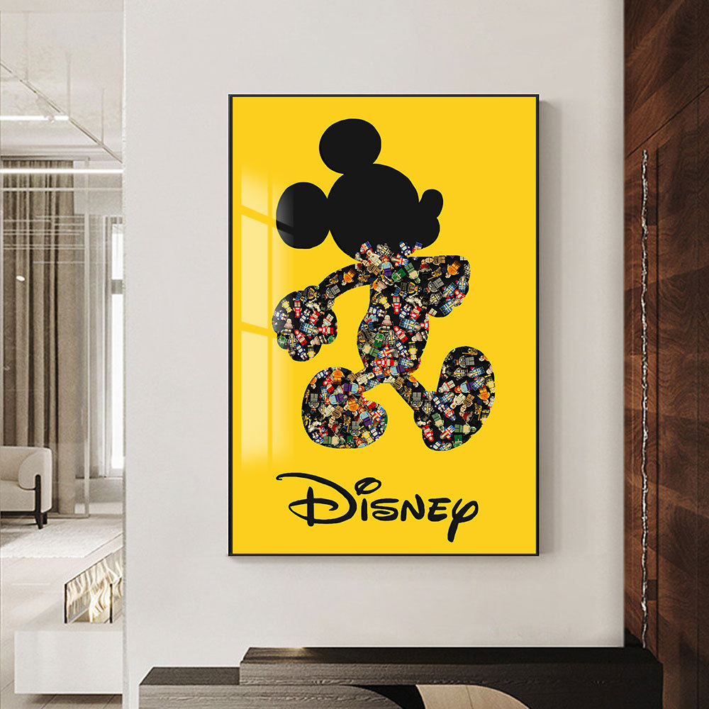 Madera de construcción, entrada, pasillo, pasillo, pintura, dibujos animados, 3D tridimensional, pintura de instalación física, dormitorio de niños