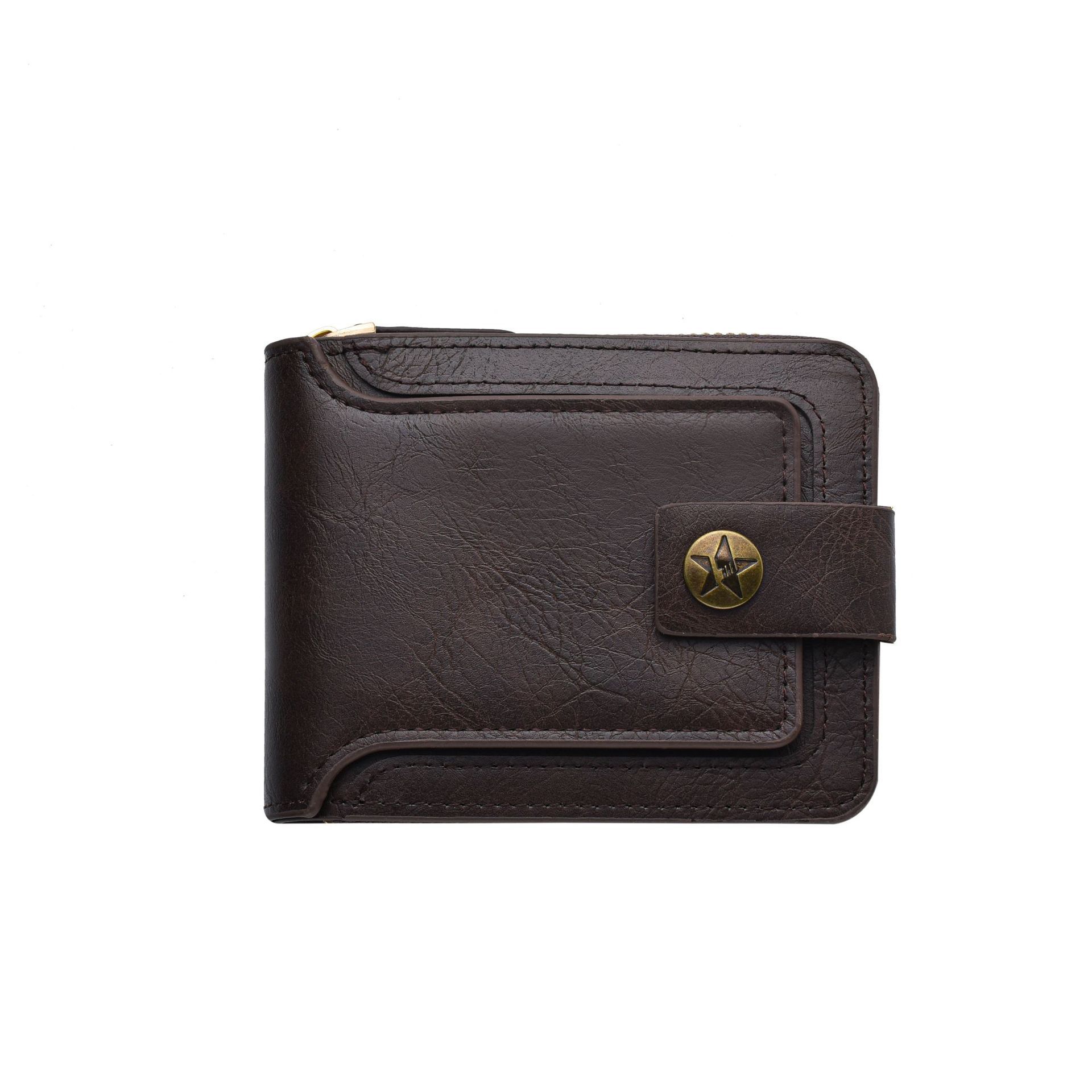 2024 bolso de moda corto retro multi-tarjeta billetera de gran capacidad bolso de tarjetas explosivas