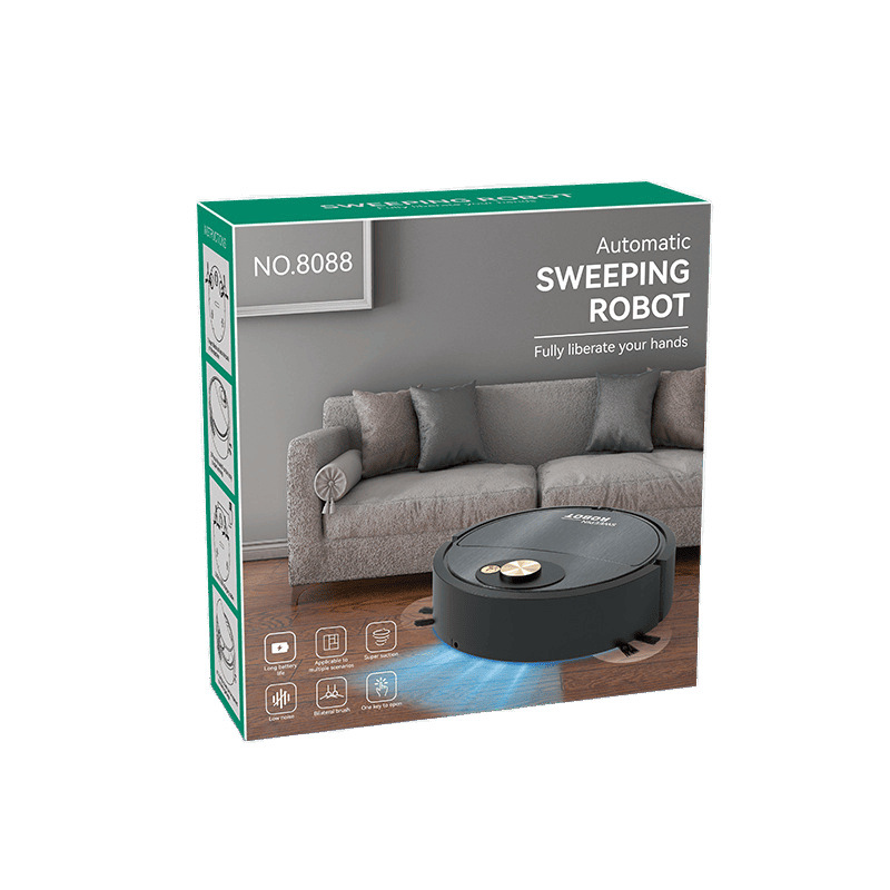 Robot aspirador inteligente 3 en 1 – barre, aspira y friega, carga automática, regalo práctico al por mayor