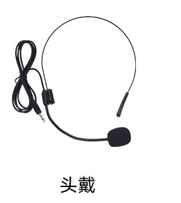 2.4 グラムワイヤレスヘッドマウントマイク Little Bee 教師用アンプオーディオラベリアマイク 1 対 2 コンデンサーマイク|undefined