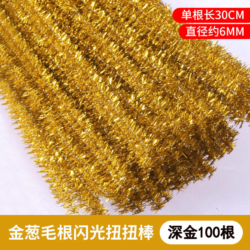 Paquete de material de ramo de varilla retorcida de macaron