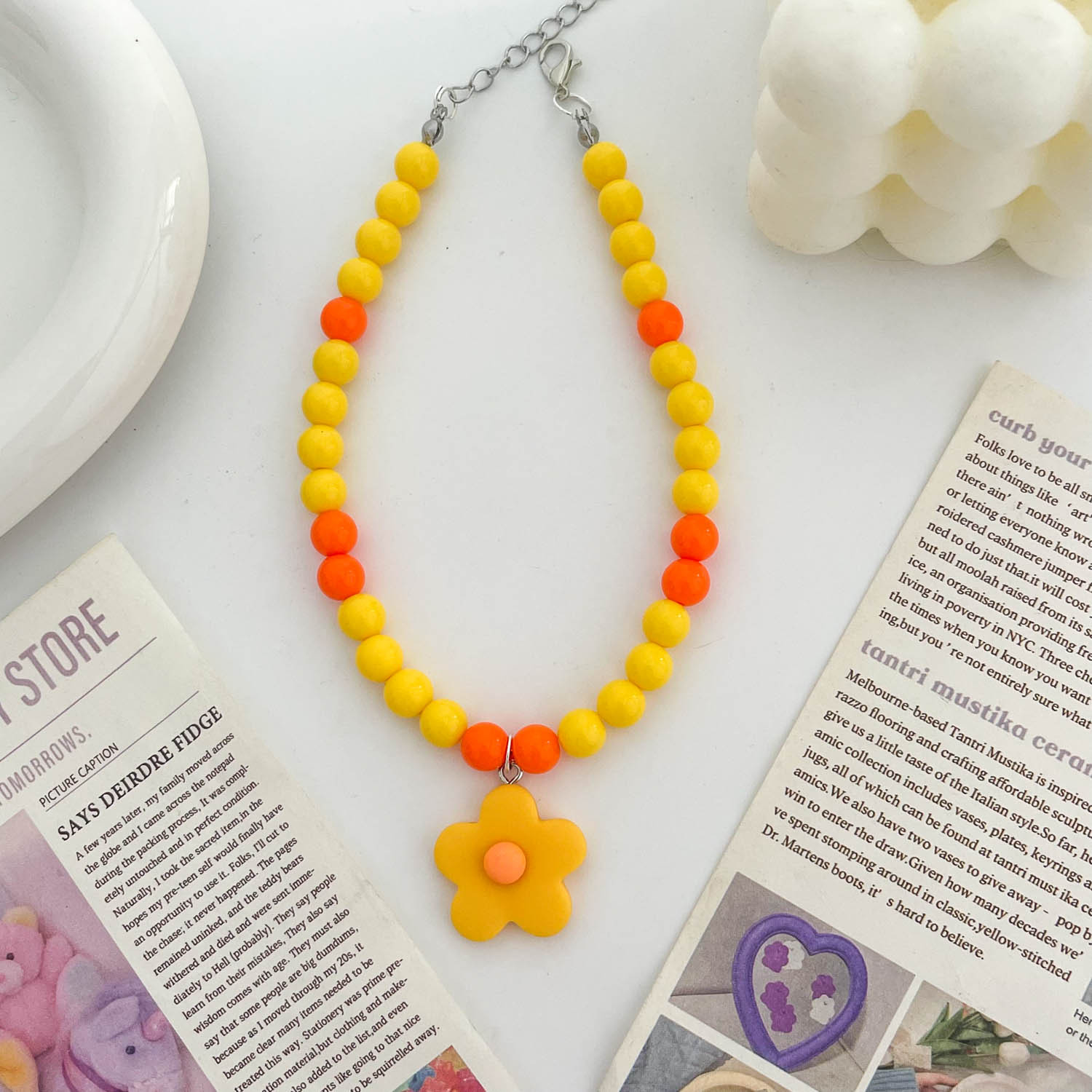 Accesorios para mascotas, fábrica de origen, collar personalizado de dopamina para perros y gatos, collar básico colorido, banda para el cuello con perlas