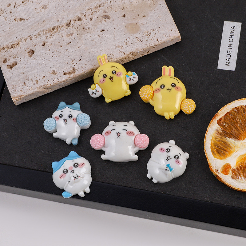 Jiyikawa Car Interior Cartoon Decoration Ornaments Central Control Screen Car Cute Doll Decoration Cup Stickers Shoe Flowers DIY