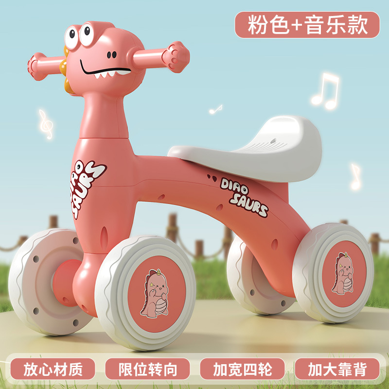 Scooter de equilibrio para niños de 1 a 3 años sin pedal 2024 nueva entrada para bebés y niños pequeños