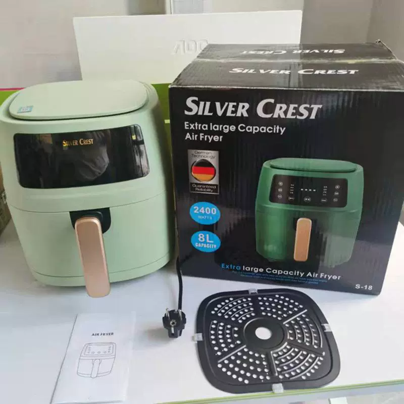 8L серебристый Crest Air FRYER дом Multifunctional воздушная жарка ...