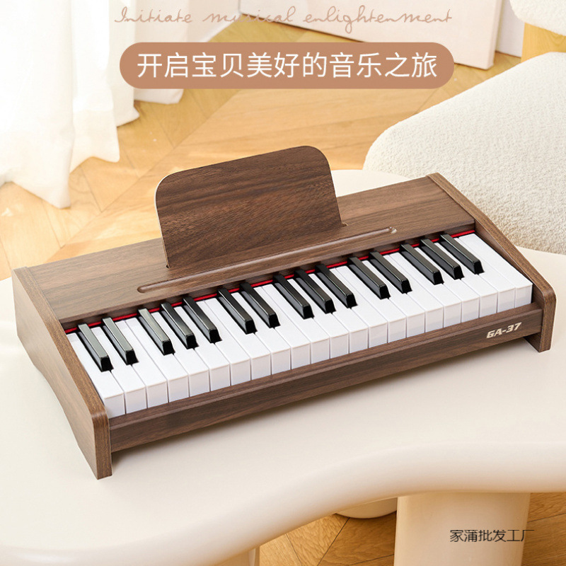 어린 소년 소녀  의 생일 선물 어린이 나무 피아노 초보자 전자 피아노