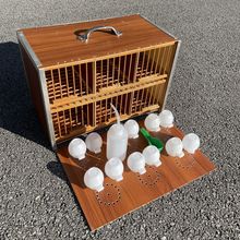 贵州铝合金画眉鸟笼运输笼养笼竹制封板排笼方笼方便携带排笼