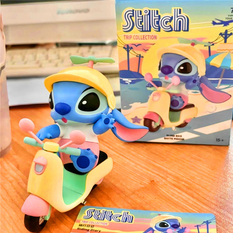 Stitch Changyou Blind Box Star Baby Stitch Muñeca de mano Adornos de escritorio Juguetes para niños Regalos Edición nacional