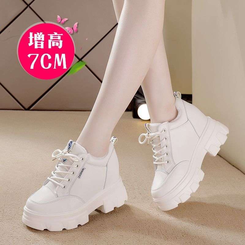 Brand Off-Size Thick-Soled Dad Shoes for Women 2025 Spring and Autumn New Versatile Inner Heightening Casual Sports Shoes for Women