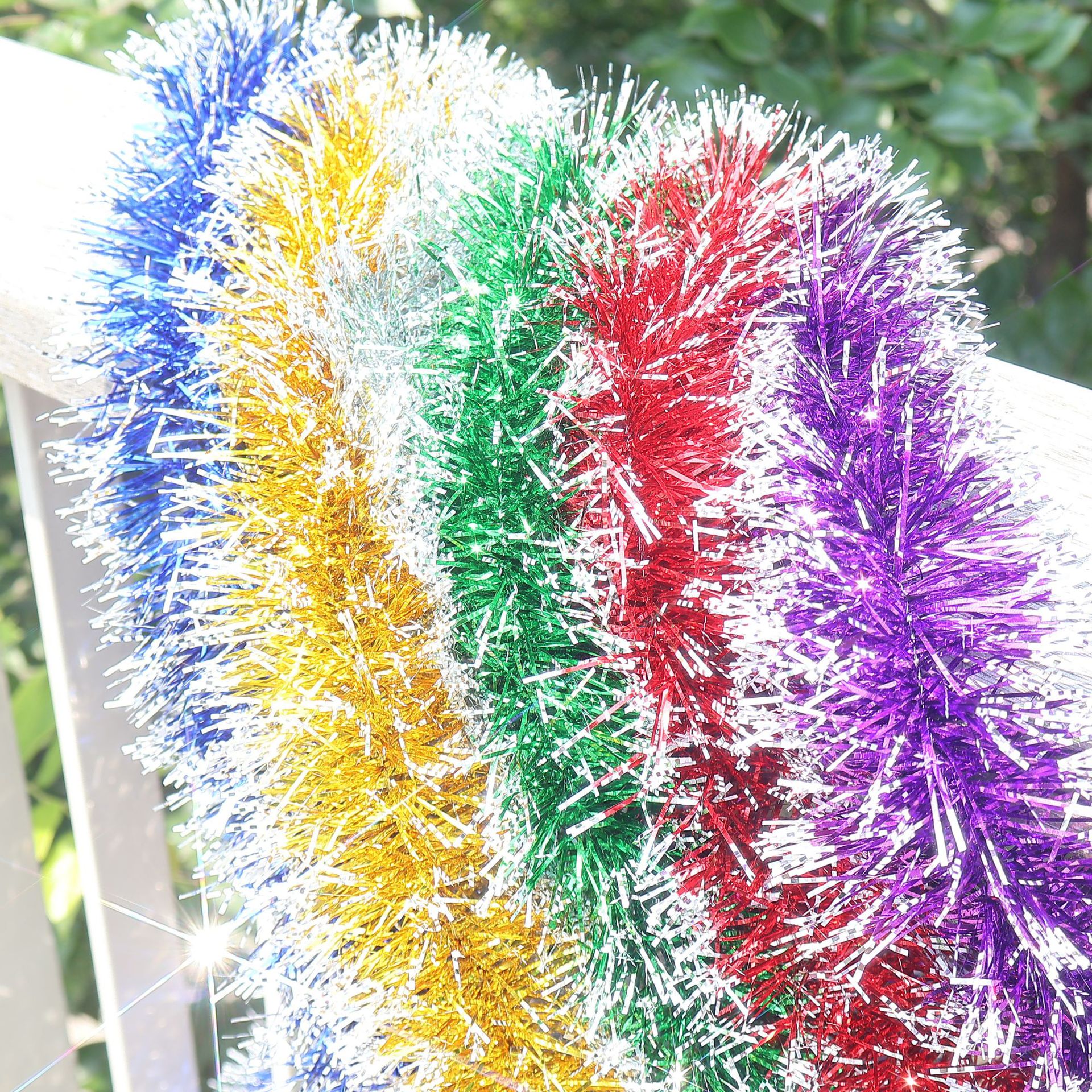 Topas de lana para la decoración del ambiente festivo, cintas de colores, celebraciones de fiestas, decoración de jardín de infantes, tiras de colores 10 metros