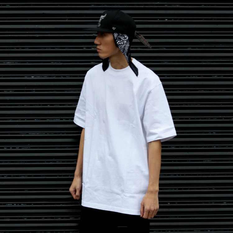 Heavy Weight Cotton Pure Color Short-Sleeved T-Shirt Loose Round Neck Group Uniform for Male and Female Students Couple Casual Versatile and Cheap