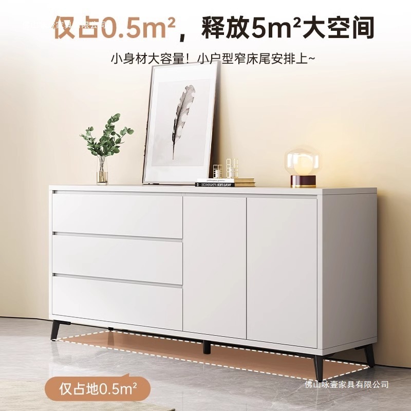 クリームスタイルのワードローブ寝室の壁収納キャビネットベッドエンドキャビネット収納キャビネットリビングルームの引き出しキャビネット収納キャビネット5つの引き出しキャビネット|undefined