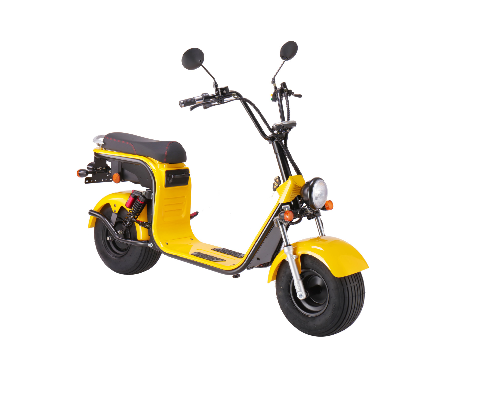 跨境欧洲EEC认证哈雷电动车60V可拆卸电瓶车成人代步电动滑板车