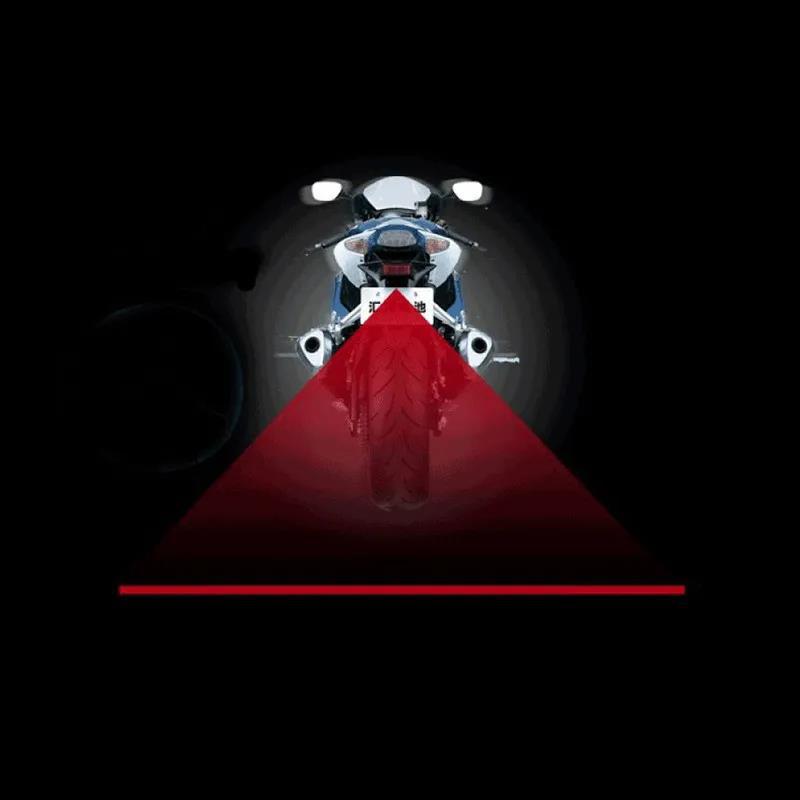 Automobile rear-end collision prevention laser fog lamp projection lamp tail spotlight car LED modified anti-collision warning lamp decorative lamp
