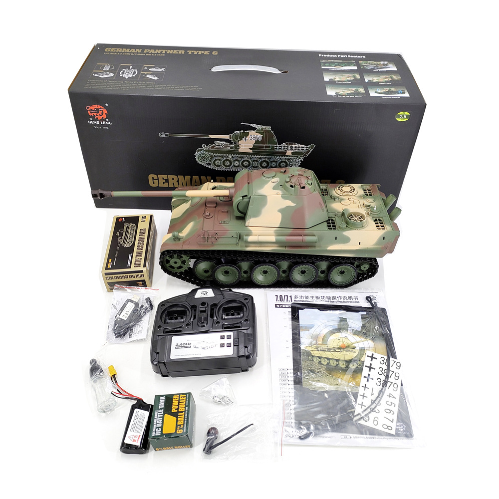Contrabando transfronterizo, tanque tipo G "Leopard" alemán, sonido y luz, tanque de control remoto eléctrico, modelo militar, juguete para niños