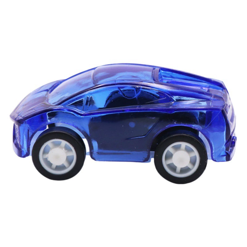 Детские маленькие подарки мини-мультфильм Прозрачный тянуть назад автомобиль весело анимация сахар играть игрушки через фабрику оптом