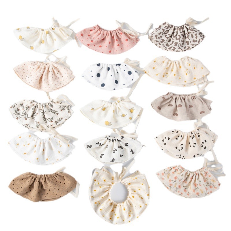 Verano bebé toallas de saliva 360 ajustable antibacteriano tipo A gaza de algodón puro baudales para hombres y mujeres bebés delbanos delbanos