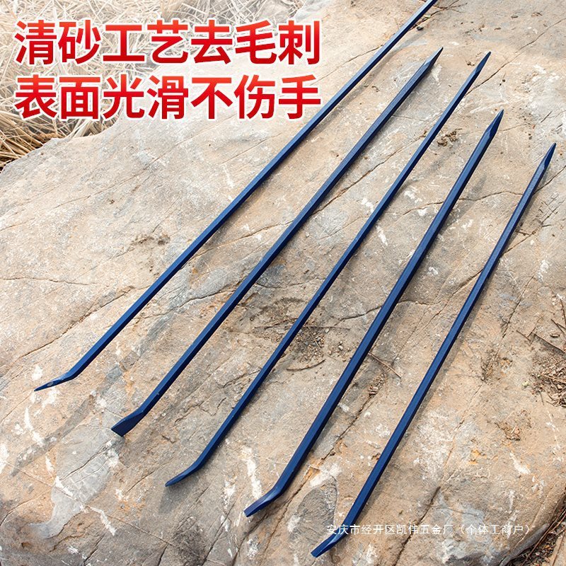 バールの特殊鋼のバールの高硬度は棒の六角鋼のバールを上げて太い重さの消防鋼のろうを加えて木箱を解体します。|undefined