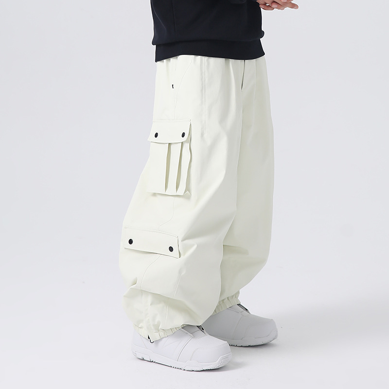 Xueyi Pai Workwear Ski Pants Women's 2025 New Snowboard Loose Snow Pants Waterproof and Cold-Proof Men's 3L Snow Suit
