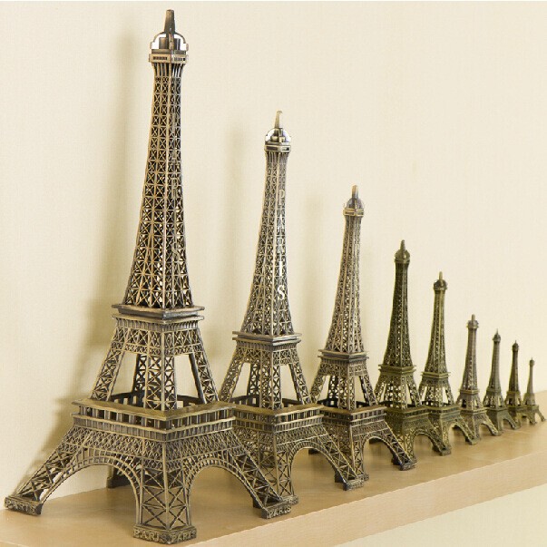 13/18/25cm Diamond-Encrusted Eiffel Tower Model from Paris, France, Business Birthday Gift Crafts
