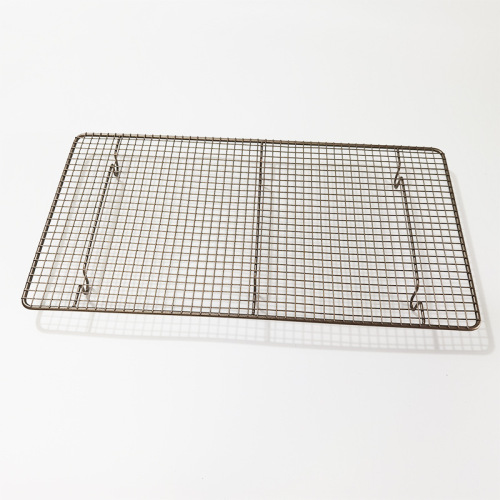 Thickened large cake cooling rack champagne gold rectangular bread drying net non-stick toast rack baking rack