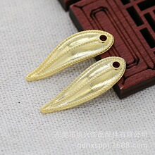 ����DIY��Ʒͭ24k��ɫ31*10MM1��СҶ�ӵ��ν����߲�B1447