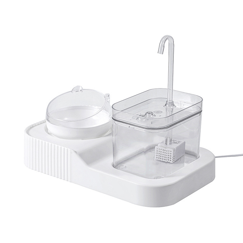 Dispensador de agua para gatos, flujo de circulación automática, bebedero silencioso, bebedero de boca no mojada, lavabo para perros, suministros para mascotas