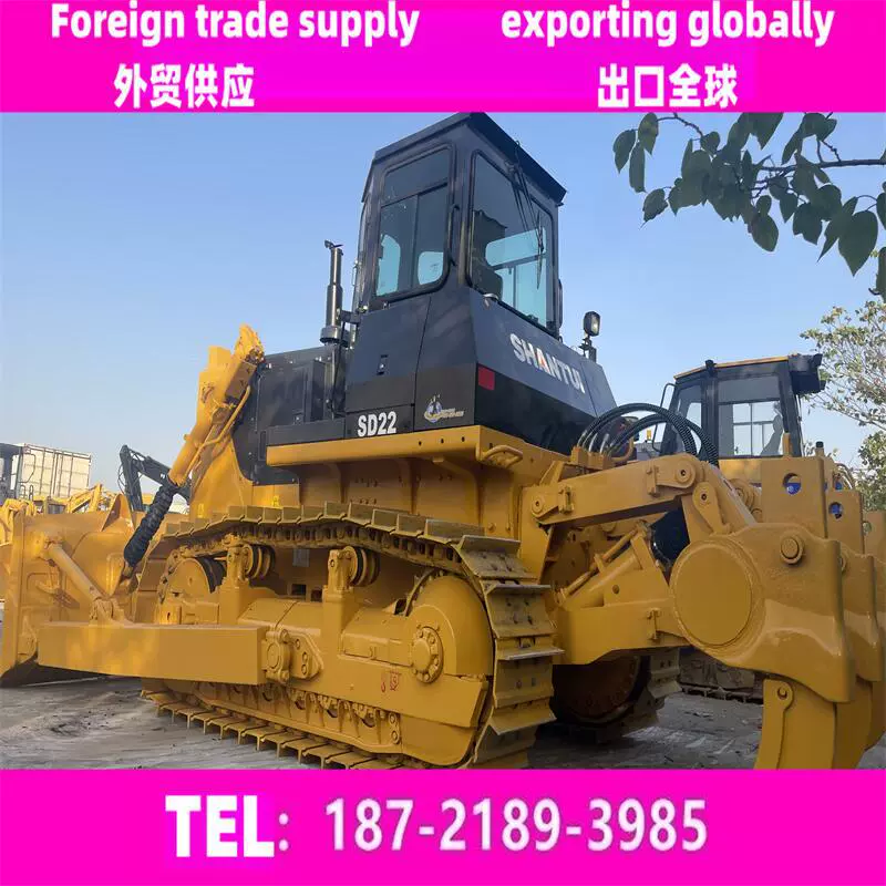 Подержанный 220 бульдозер Shanpush SD22 Подержанный бульдозер экспорт внешней торговли