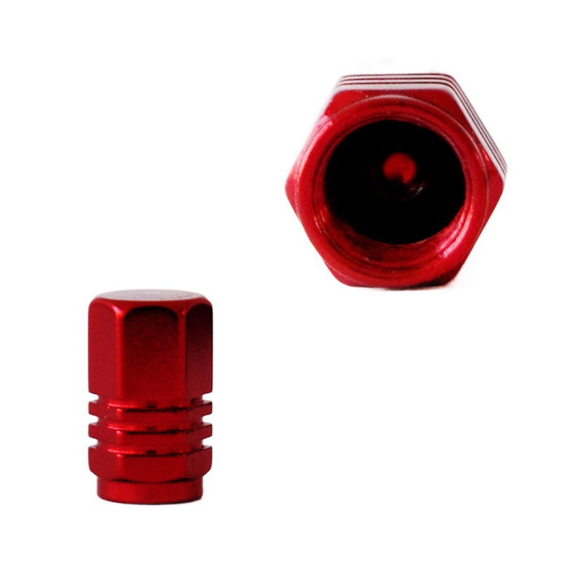 Aleación de aluminio cubierta de la válvula del neumático del coche cubo de la rueda núcleo de la válvula del neumático tapa de la personalidad boquilla del neumático de metal Universal