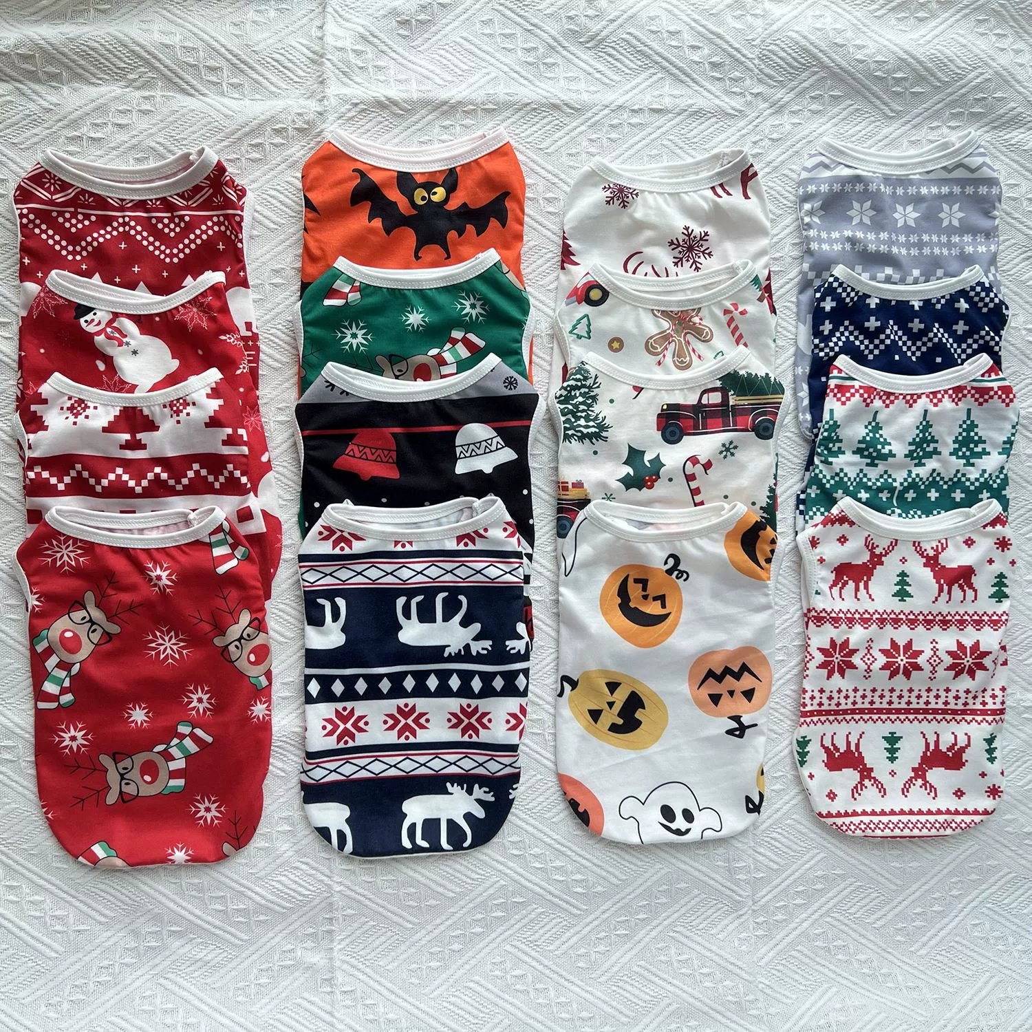 Летний рождественский ветряный жилет для домашних животных собак и собак.