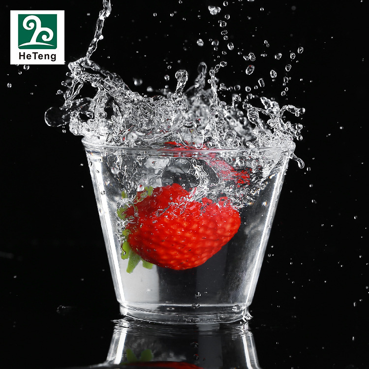 9oz Transparent 270ml Plastic Cup Manufacturer Printed Advertising Cup Ps Thickened Aviation Cup 9oz Cup