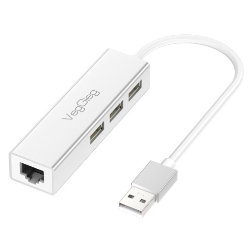 USB to network port HUB docking station wired converter usb-c to rj45 network card laptop hub