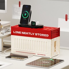 電源コード管理ボックス、コンセントブロック、コンセント収納ボックス、デスクトップ装飾コンセントボード整理ボックス