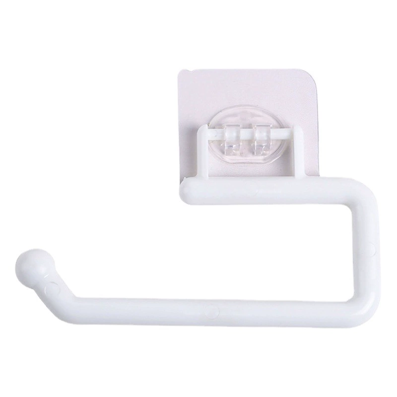 Кухонный многофункциональный держатель для бумажных полотенец, перевернутая настенная держатель для тряпки без перфорации, держатель для полотенец, пластиковый держатель для рулонной бумаги для ванной комнаты