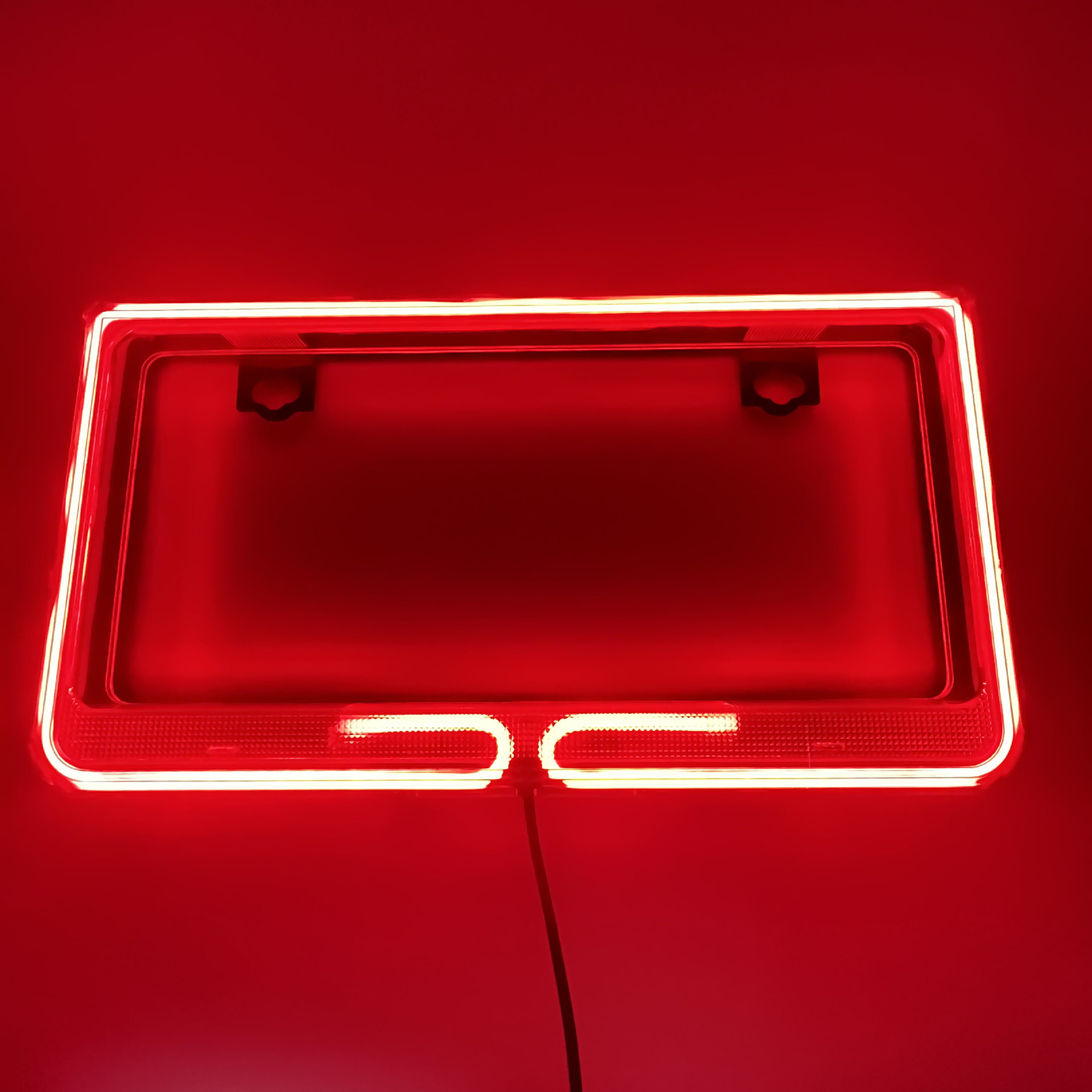 South American Car License Plate Frame with LED Light