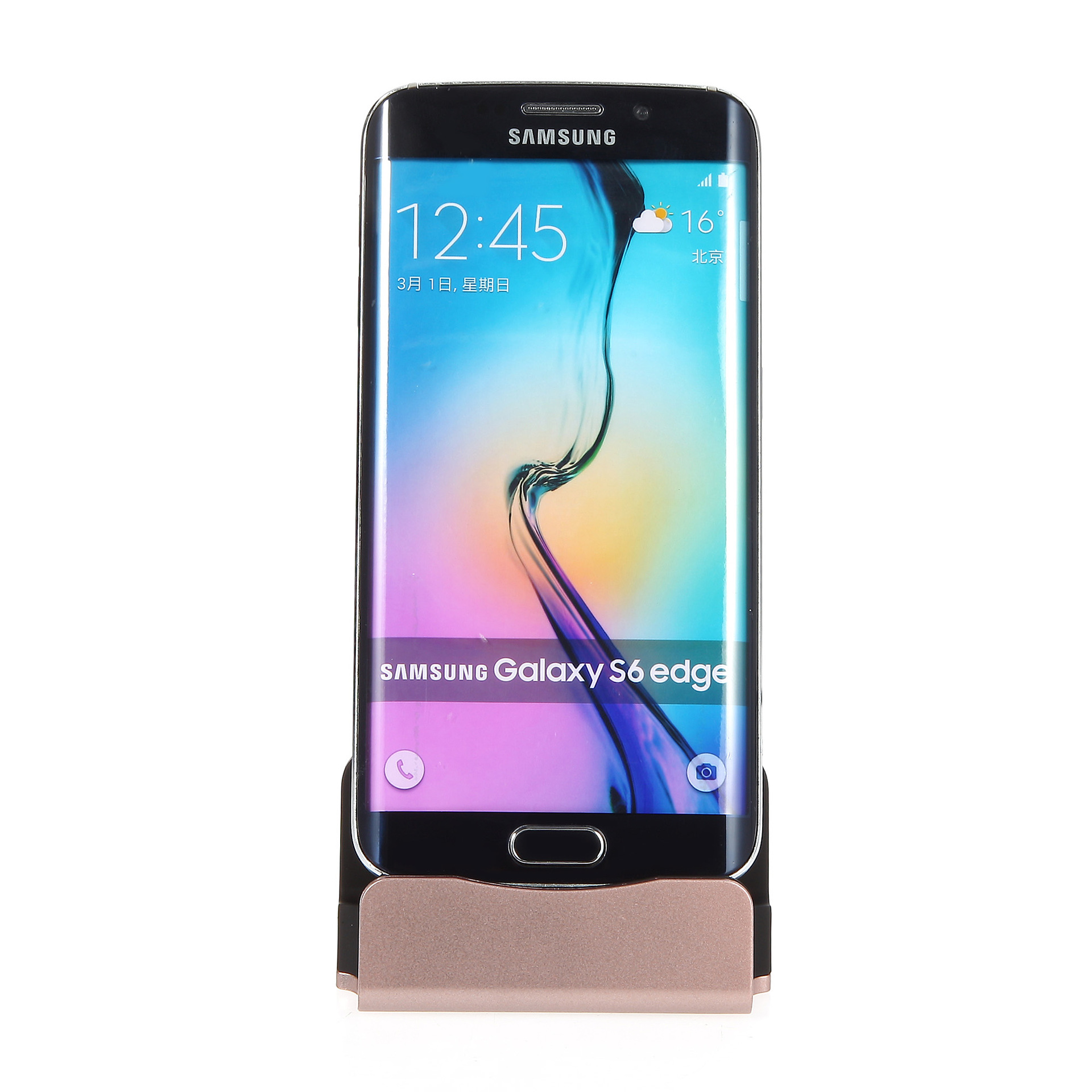 适用于华为小米三星Type-C安卓带线充电支架手机基座桌面快充底座