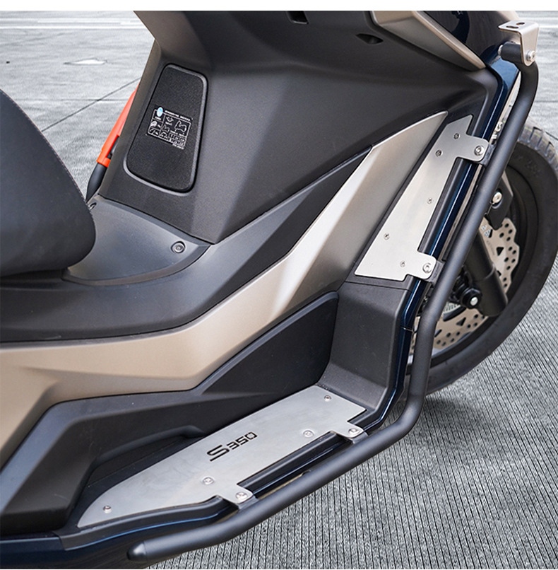 Suitable for Kymco S250/S350 Bumper Front and Rear Protective Bars Anti-Fall and Anti-Collision Scooter Guard Bar Modification