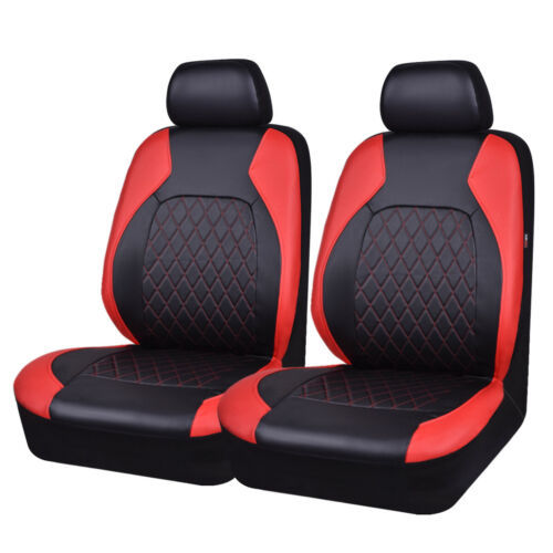 Source Manufacturer Single-Line Quilted Embroidered Pu Leather Car Seat Cover Universal Protective Cover for Suv Front Seats Amazon