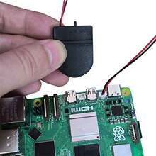 树莓派5代RTC电池带开关纽扣电池座Raspberry pi5 接线电源可充电
