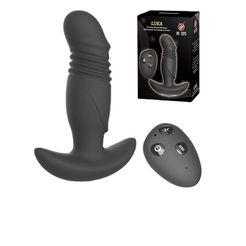 NVTOYS AnRereka Luka телескопический вибрационный массажер для мужчин и женщин с заднего массажа masturbation секс оптом