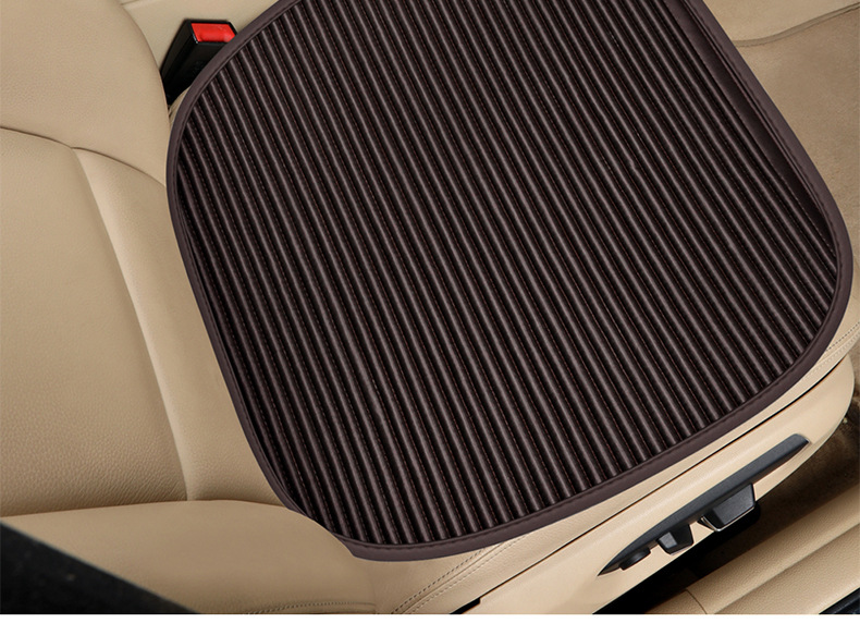 Car Seat Cushion for All Seasons, Filled with Bamboo Charcoal and Buckwheat Husk, Ventilated and Breathable Three-Piece Set, Bamboo Charcoal Filling