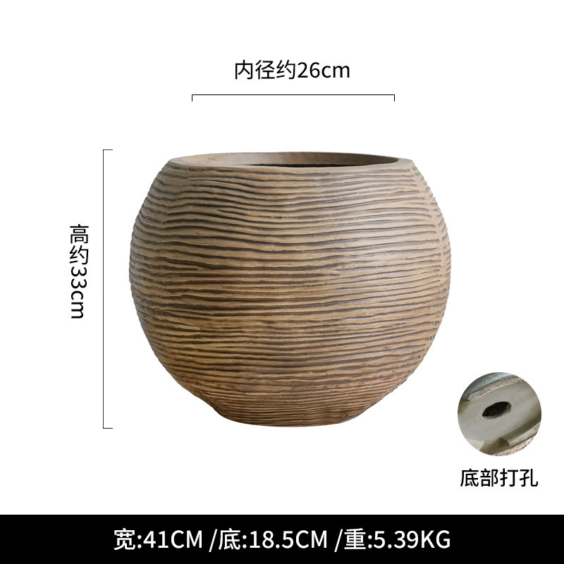 セメントの植木鉢のマグネシウムの泥は簡単です。|undefined