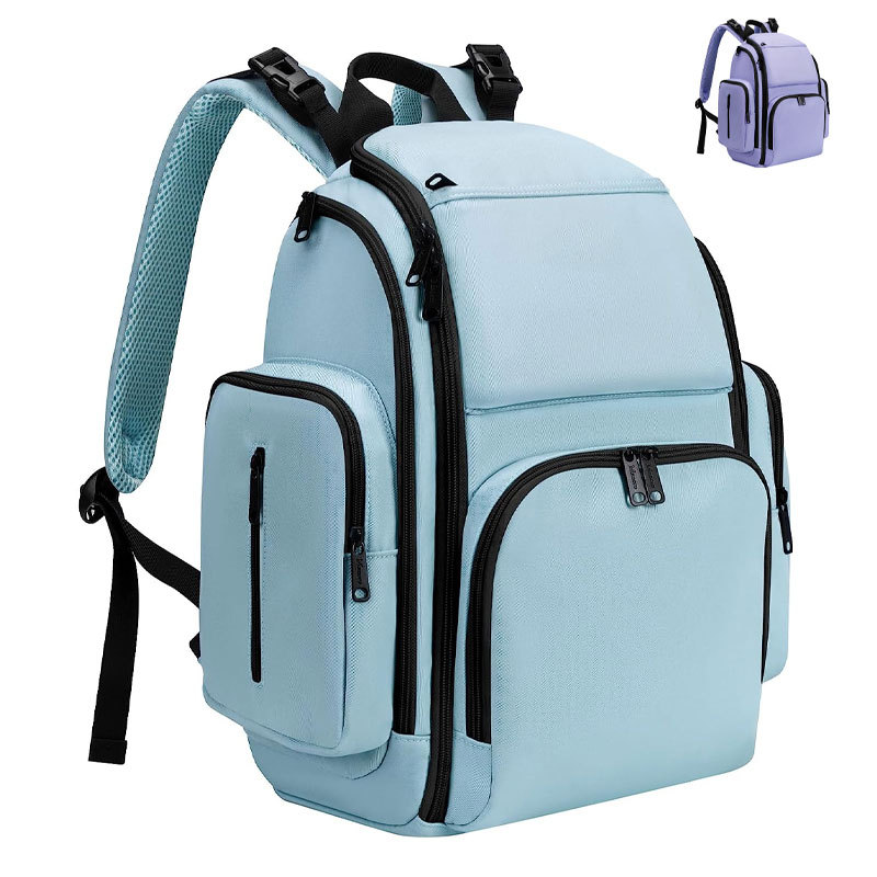 Cross-border new multi-functional folding bed mummy bag large capacity waterproof mother bag portable baby crib mother and baby bag