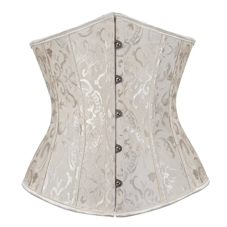 Cross-Border Vintage Plus-Size Court-Style Shapewear Bridal Gown Jacquard Waist Cincher Corset Waist Trainer Tummy Control Belt for Women